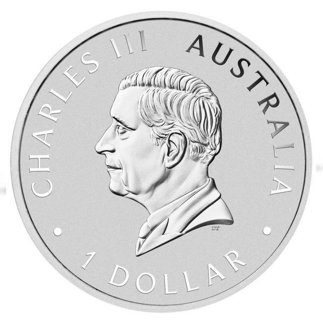 Australië. 1 Dollar 2024 1 oz $1 AUD Australian Silver Emu, Postzegels en Munten, Edelmetalen en Baren
