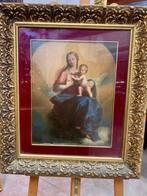 Italiaanse school (XIX) - Madonna con Bambino, Antiek en Kunst