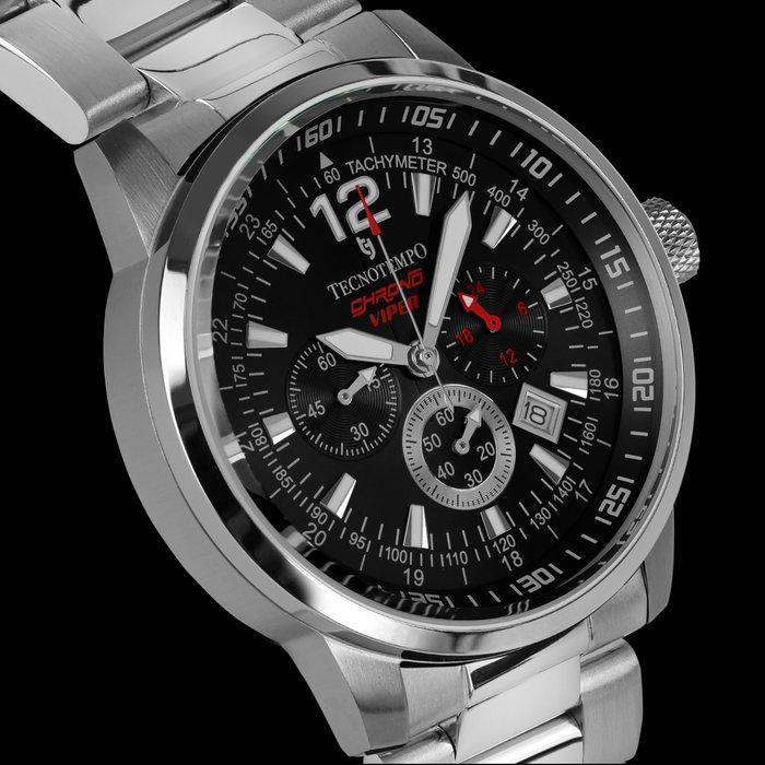 Tecnotempo - Chronograph 100M - Chrono Viper Limited, Handtassen en Accessoires, Horloges | Heren