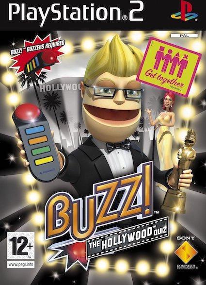 Buzz! Hollywood Quiz (PS2 Games), Games en Spelcomputers, Games | Sony PlayStation 2, Zo goed als nieuw, Ophalen of Verzenden