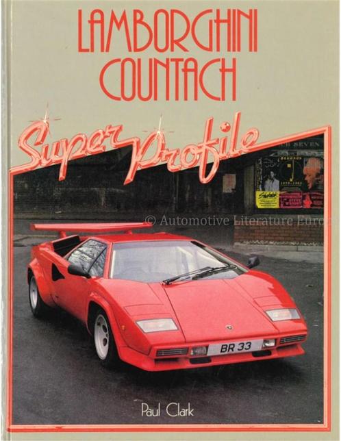 LAMBORGHINE COUNTACH, SUPER PROFILE, Livres, Autos | Livres