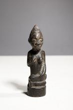 Rare statuette en bronze - Bakongo - DR Congo, Antiek en Kunst