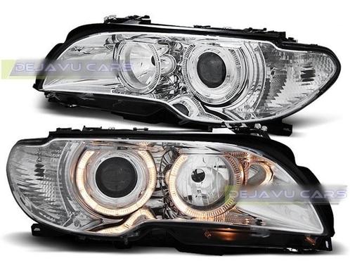 Xenon Look Koplampen met Angel Eyes voor BMW 3 Serie E46, Auto diversen, Tuning en Styling, Ophalen of Verzenden