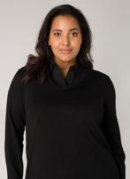 Base Level Curvy kraag Yolina0(46)Maat 46/48 (XL) of groter, Kleding | Dames, Overige Dameskleding, Verzenden, Nieuw