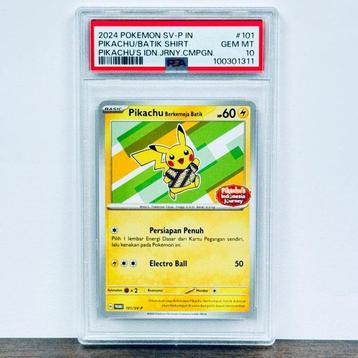 Pokémon Graded card - Pikachu Berkemeja Batik - Promo