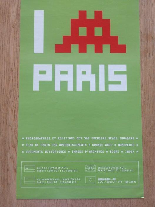 Space Invader (1969) - Affiche publicitaire INVASION DE, Antiquités & Art, Art | Objets design
