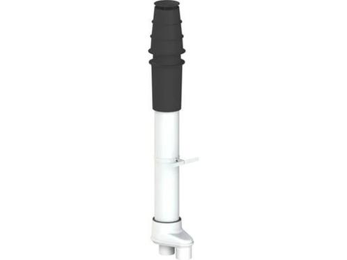 Veiling - Cox Econext PP kunststof dakdoorvoer zwart Ø80 mm, Doe-het-zelf en Bouw, Verwarming en Radiatoren, Gebruikt