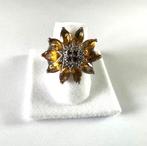 Sans Prix de Réserve - Bague de cocktail Argent Citrine -