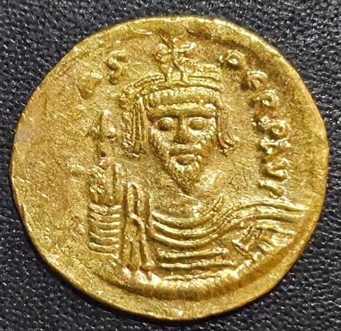 Byzantijnse Rijk. Phocas (602-610 n.Chr.). Solidus, Postzegels en Munten, Munten | Europa | Niet-Euromunten