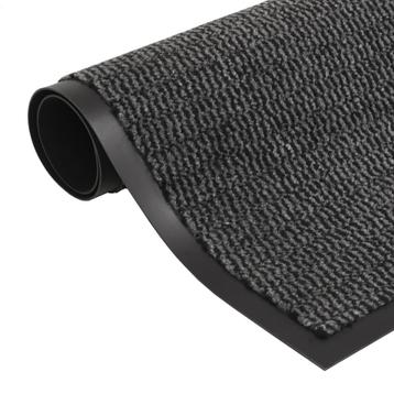 vidaXL Droogloopmat rechthoekig getuft 60x90 cm antraciet, Verzenden, Nieuw
