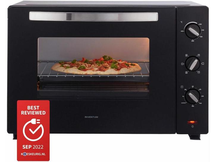 Inventum OV607B - Vrijstaande heteluchtoven 60 liter - 6, Elektronische apparatuur, Ovens, Zo goed als nieuw, Verzenden