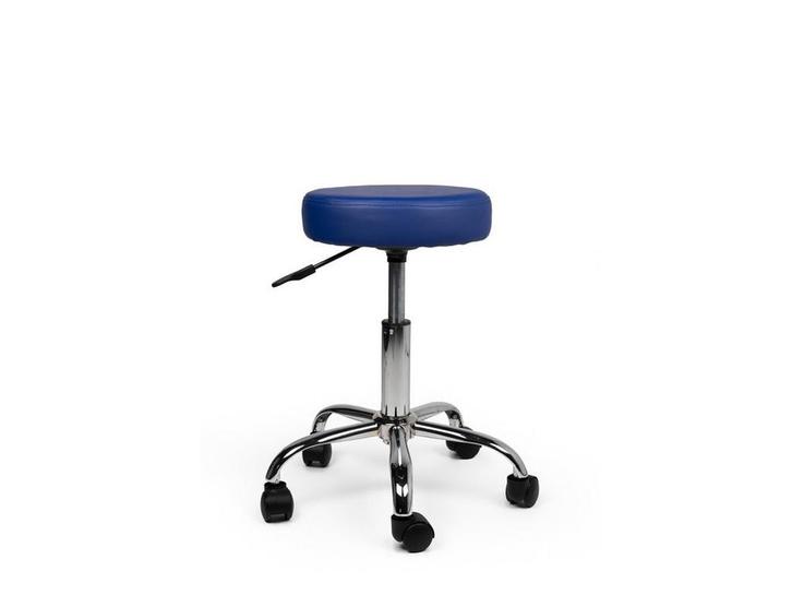 Tabouret Blauw - Lage Uitvoering, Huis en Inrichting, Krukjes, Nieuw, In hoogte verstelbaar
