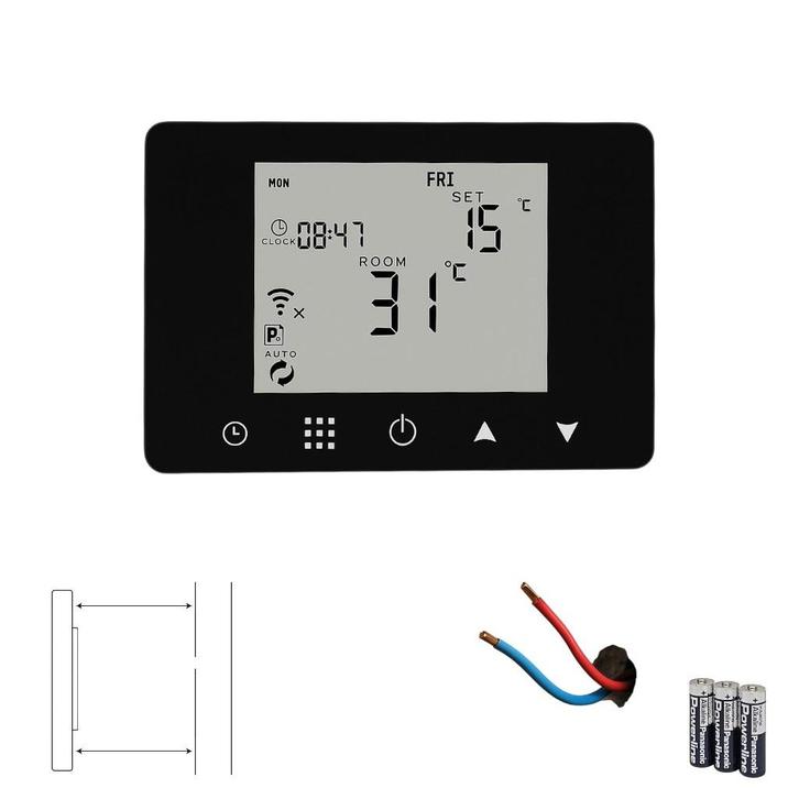 Smart Zigbee Opbouw Thermostaat | Touchscreen | Voor C.V.-In, Bricolage & Construction, Thermostats, Envoi