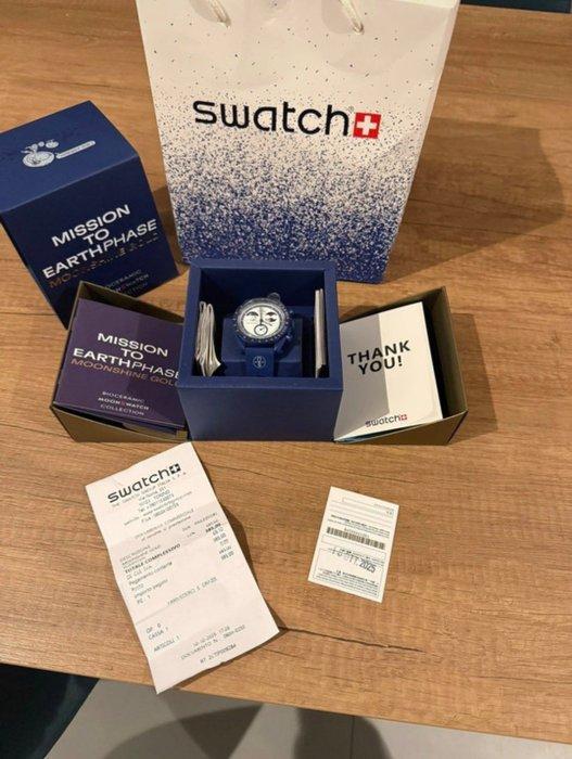Omega x Swatch - MoonSwatch. Mission to Eartphase. Moonshine, Handtassen en Accessoires, Horloges | Heren