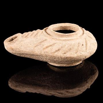 Byzantijns Terracotta olielamp (Zonder Minimumprijs)