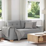 vidaXL Loveseat Bank Wolkengrijs 140 cm Stof, Huis en Inrichting, Zetels | Zetels, Verzenden, Nieuw