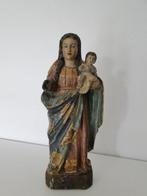 sculptuur, Madonna mit Kind,  17. Jahrhundert - 34 cm - Hout