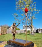 Large, Balloon Girl - Beeld, Bronze - 37 cm - Brons, Marmer