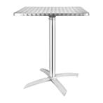 Inklapbare Tafel | RVS/Aluminium | RVS Blad | Aluminium, Verzenden, Nieuw in verpakking