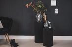 Piédestal - mdf - Piliers cylindriques noirs, Antiek en Kunst