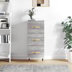 vidaXL Buffet Sonoma gris 34,5x34x90 cm Bois, Maison & Meubles, Verzenden, Neuf