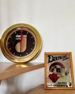 Collectie merkartikelen - Wandklok en reclame spiegel van, Antiek en Kunst