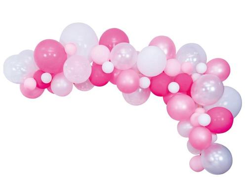 Ballonnenboog Zelf Maken Set Roze 4m, Hobby en Vrije tijd, Feestartikelen, Nieuw, Verzenden