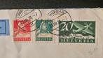 Zwitserland 1930/1930 - Postvelop 1930 luchtpost, Postzegels en Munten, Gestempeld