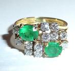 Ring - 18 karaat Geel goud - 1.20ct. tw. Diamant, Nieuw