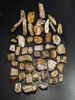 2 kg - Exclusieve partij van 50 ruwe agaat, kwarts en, Verzamelen, Mineralen en Fossielen