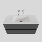 Badkamermeubel Solid Surface BWS Oslo 100x46 cm Midden Mat, Ophalen of Verzenden, Nieuw, Bad