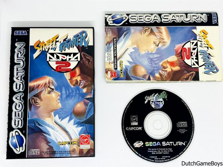 Sega Saturn - Street Fighter - Alpha 2, Games en Spelcomputers, Games | Overige, Gebruikt, Verzenden