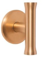 Deurklink NOUR EV102/64 op rozet PVD mat goud, Nieuw, Overige materialen, Klink of Kruk