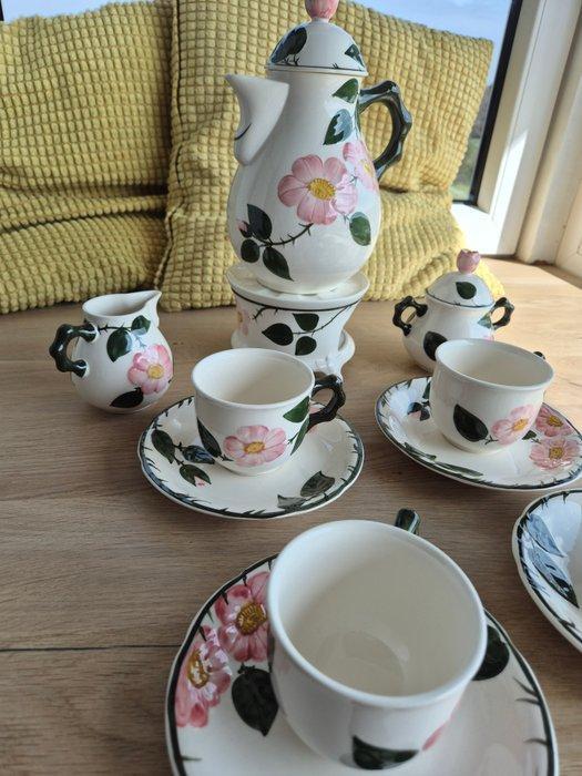 Villeroy & Boch - Koffie- en theeservies (12) - Wild-Rose,, Antiek en Kunst, Antiek | Glaswerk en Kristal