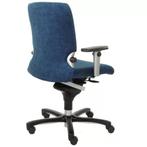 Haworth Comforto met nieuwe circulaire denim stof, Huis en Inrichting, Bureaustoelen, Bureaukruk, Blauw, Ergonomisch, Zo goed als nieuw