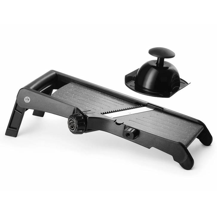 Japanse Mandoline | RVS/Kunststof | Schijfjes (0.5-9mm),, Zakelijke goederen, Horeca | Keukenapparatuur, Nieuw in verpakking, Verzenden