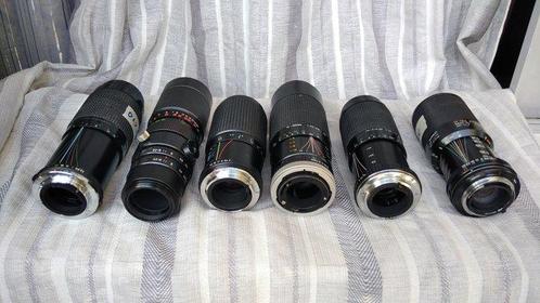 Cosina, Tamron, Tokina, Hanimex Seis lentes de telezoom, Audio, Tv en Foto, Fotocamera's Analoog