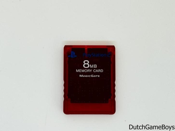 Playstation 2 / PS2 - Memory Card - 8 MB - Original - Clear, Games en Spelcomputers, Spelcomputers | Sony PlayStation 2, Gebruikt