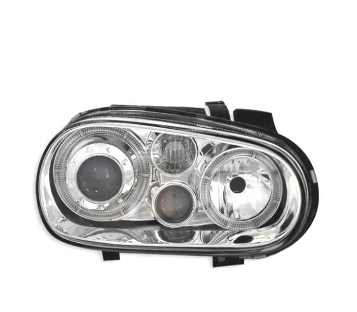 PHARES VOLKSWAGEN VW GOLF 4 LOOK R32 ANGEL EYES FOND CHROME, Autos : Pièces & Accessoires, Éclairage, Envoi