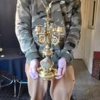 Kaarsenhouder (2) - Verguld brons - Bronzen kandelaars, Antiek en Kunst