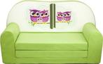 Kinder slaapbank - sofa - groen - logeermatras - 85 x 60..., Ophalen of Verzenden, Nieuw