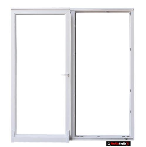 PSK Kiepschuifraam Drutex b.250 x h.215cm Wit, Doe-het-zelf en Bouw, Raamkozijnen en Schuifdeuren, Inclusief glas, Nieuw, Kunststof