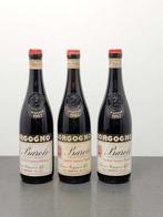 1967 Giacomo  Borgogno - Barolo Riserva - 3 Fles (0.72L), Verzamelen, Nieuw