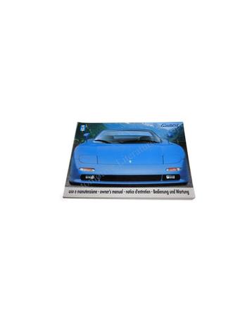 1993 DE TOMASO GUARA INSTRUCTIEBOEKJE, Ophalen of Verzenden