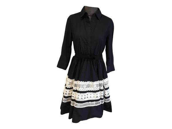 Veiling - Maje Jurk Maat 1/36 Zwart wit Katoen, Kleding | Dames, Jurken, Nieuw