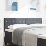 vidaXL LED-hoofdeind met LED -striplichten Donkergrijs 80 cm, Huis en Inrichting, Slaapkamer | Bedden, Verzenden, Nieuw