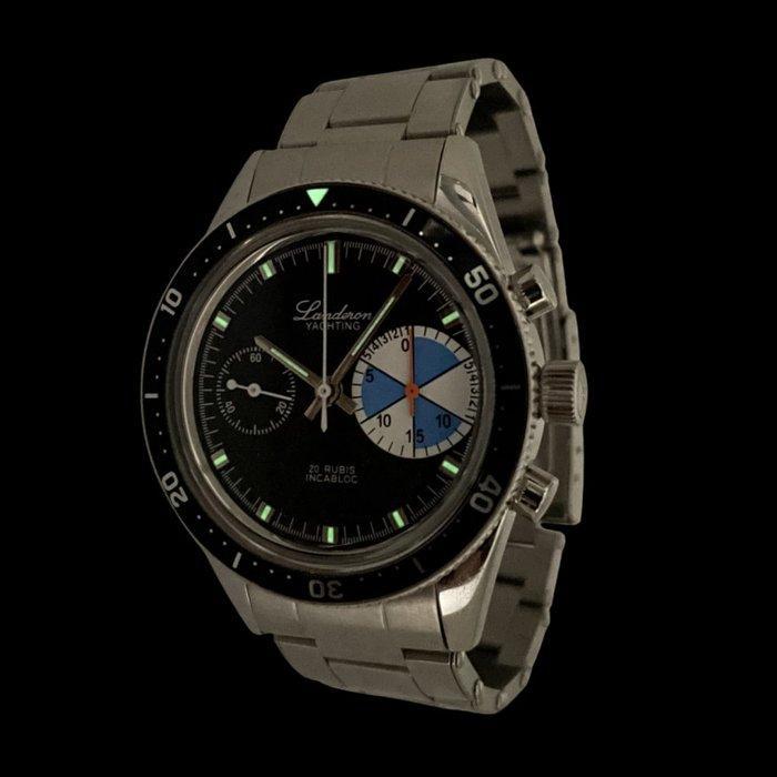 Landeron Yachting Pilote Mécanique - Homme - 2020 et après, Handtassen en Accessoires, Horloges | Heren