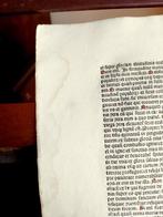 Nicolaus de Lyra - Sheet from Incunable Biblia latina (