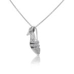 Hanger - 18 karaat Witgoud - 0.43ct. tw. Diamant