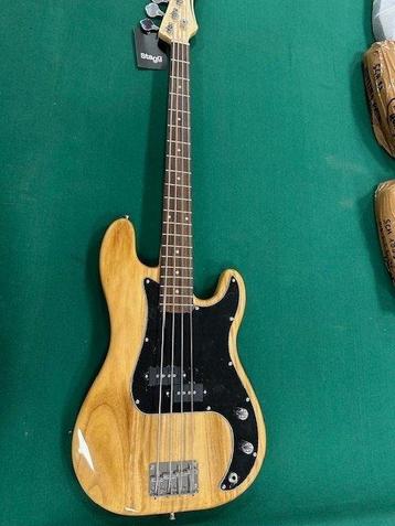 Stagg - Sbp 30 nat - - 4-snarige elektrische basgitaar, Muziek en Instrumenten, Nieuw